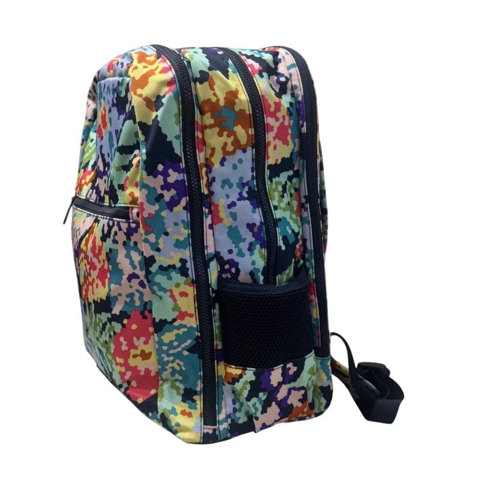Vera Bradley Grand Laptop Backpack Womens OS Happy Blooms ReActive Excellent